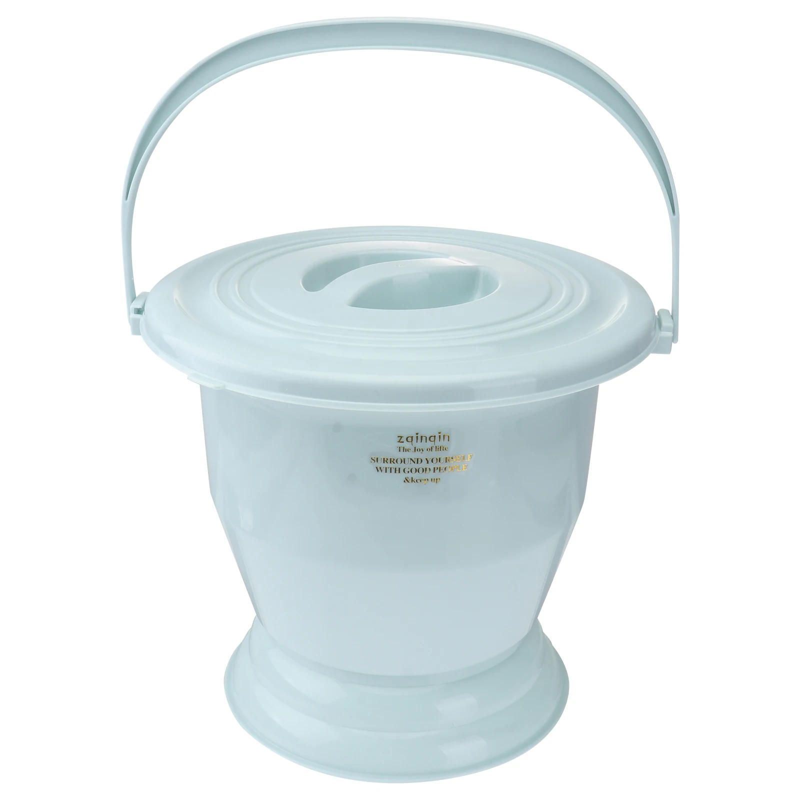 

Handheld Bedpan Portable Chamber Pot with Lid PP Plastic Durable Easy Clean for Elder Children Pregnant Women Household Spittoon
