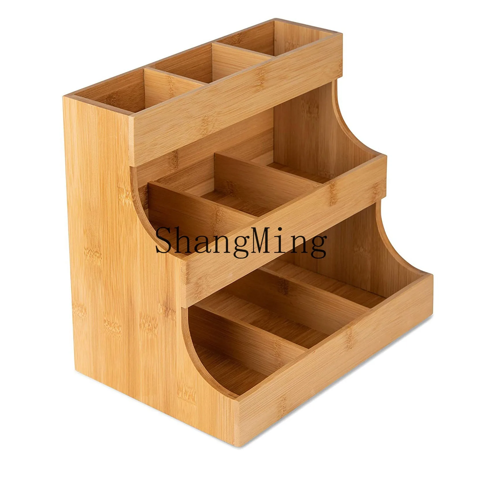 

DSA Desktop Snacks Wooden Storage Rack Tea Bag Wooden Shelf Organizing Crafts