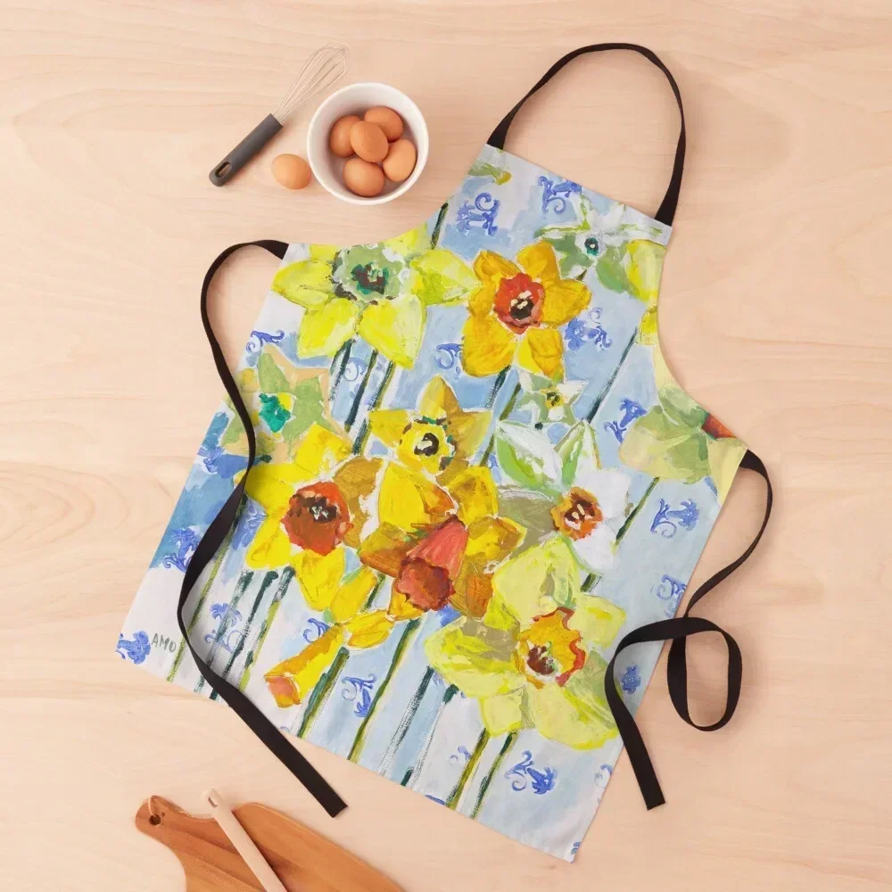 

Daffodill Forest Apron Manicurists Goods For Home And Kitchen Women Kitchen household woman Apron