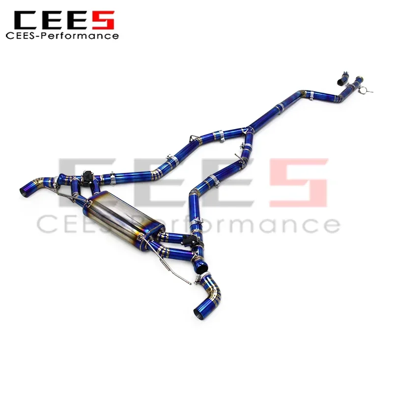 CEES Titanium Catback Exhaust System for BMW X5 X6 B58 G05 G06 3.0T 2019-2023 Sport Valvetronic Exhaust Mufflers Accessories