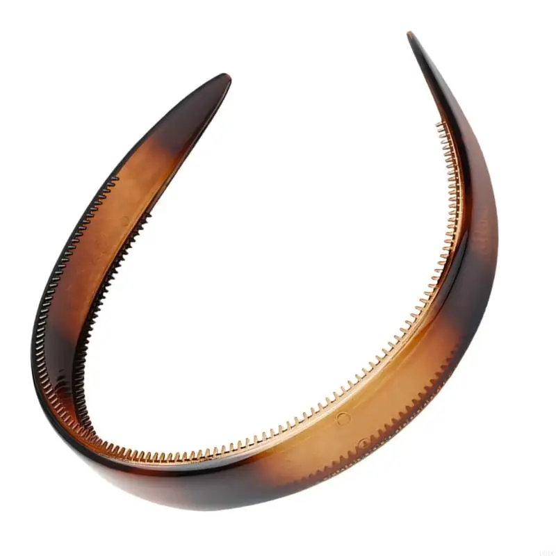 Adjustable Plastic Headband With Flexible Material And Gentle Grip For Various Hairstyles Y166