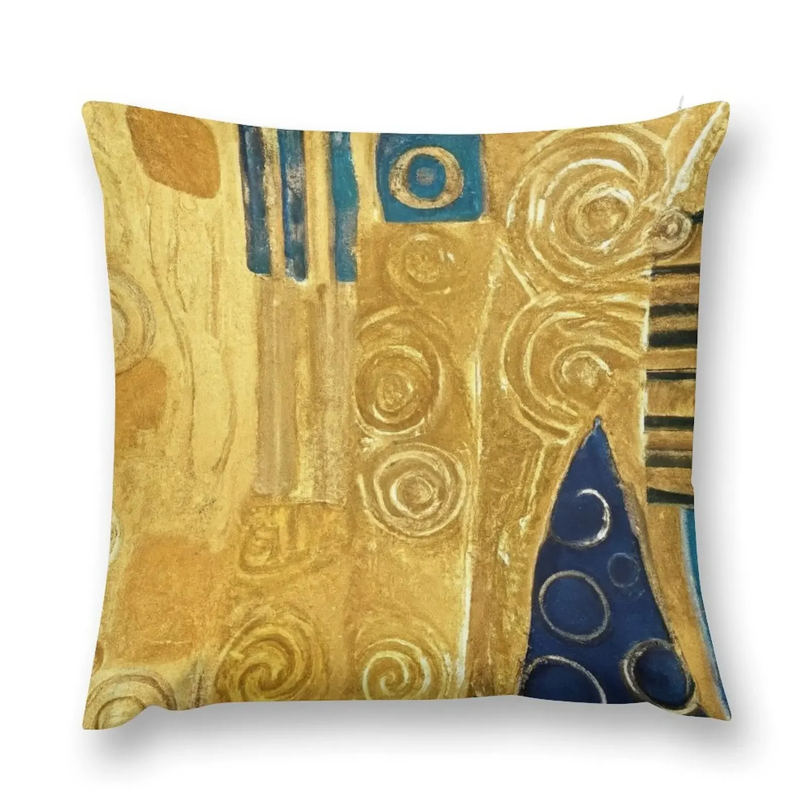 Gustav Klimt Gold Abstract Pattern Throw Pillow Pillowcase Christmas Pillows Anime pillow