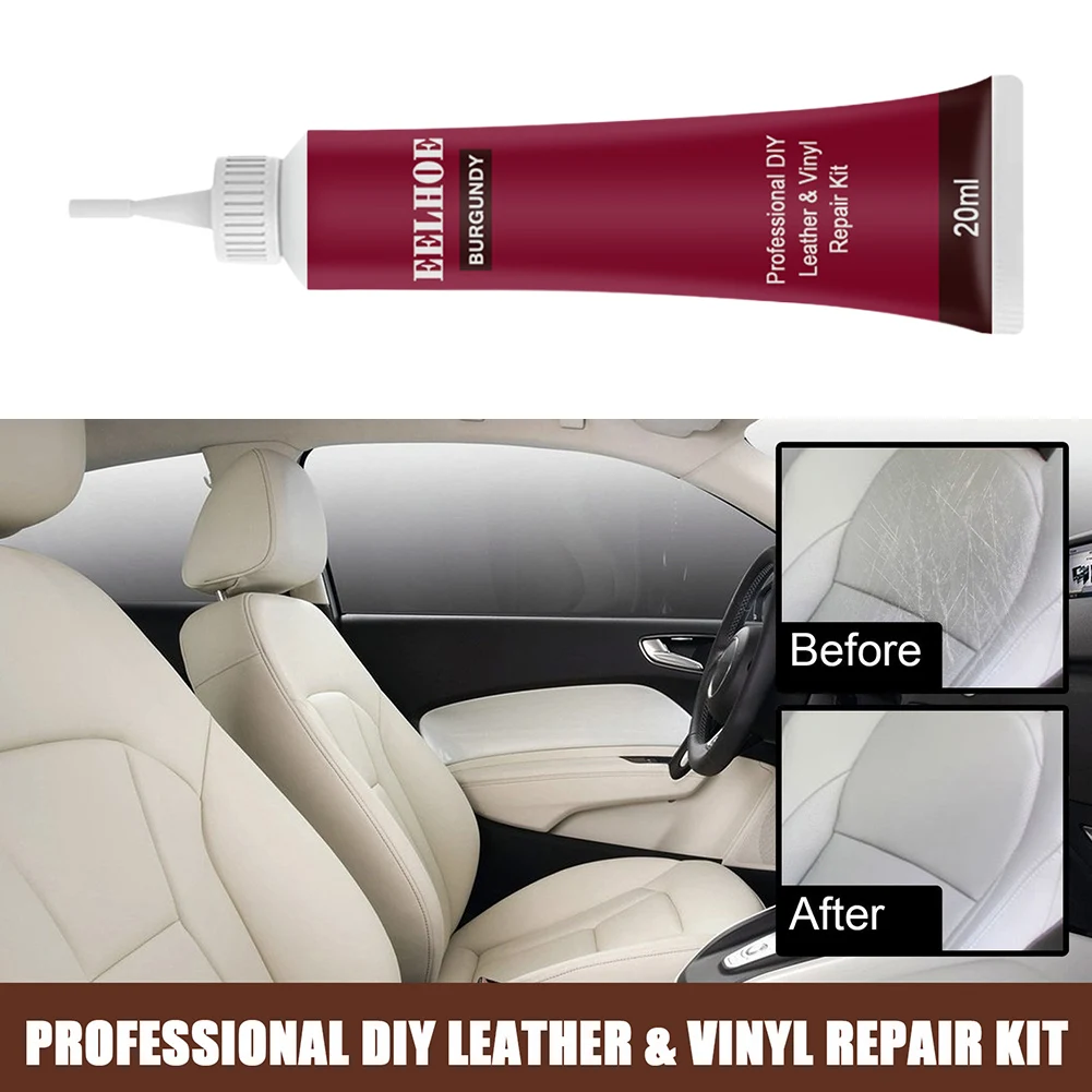 20ml/40ml Leather Repair Gel Color Car Repair Scratches Cracks Sofa Car Seat Leather Complementary Repair Refurbishing