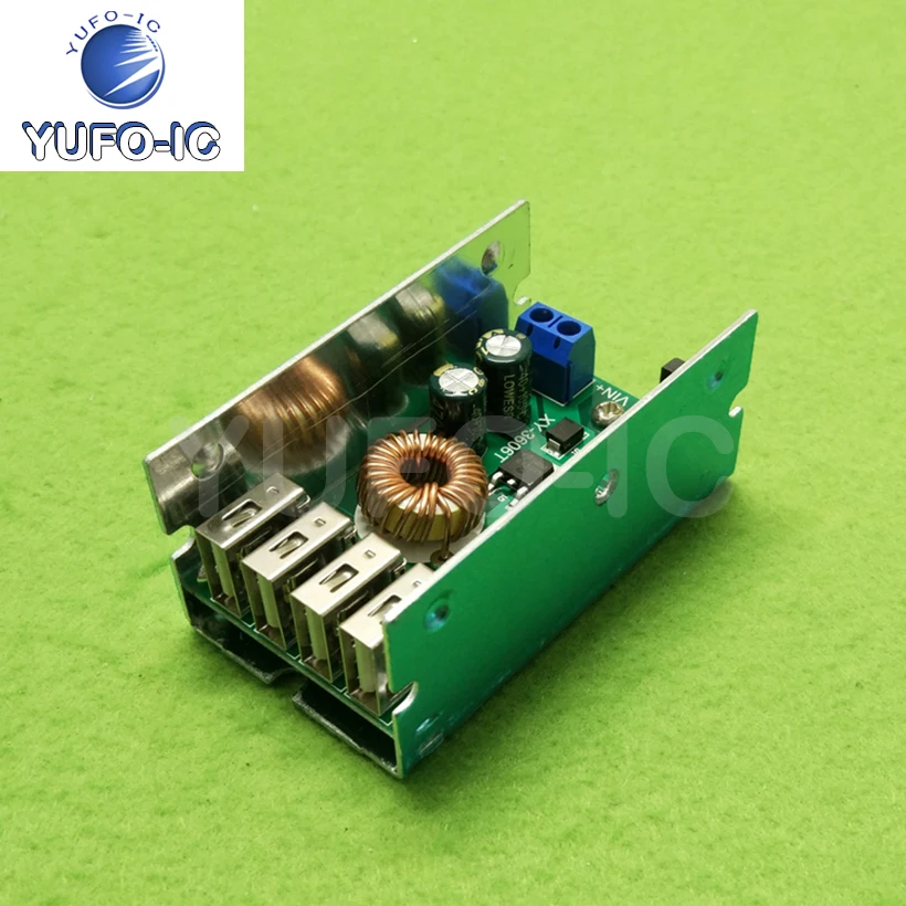 Free Ship 3pcs Step-down Module 24V/12v Go 5v5A Step-down Wire 4USB Mobile Phone Charging Vehicle Traveling Data Recorder (N3B2)