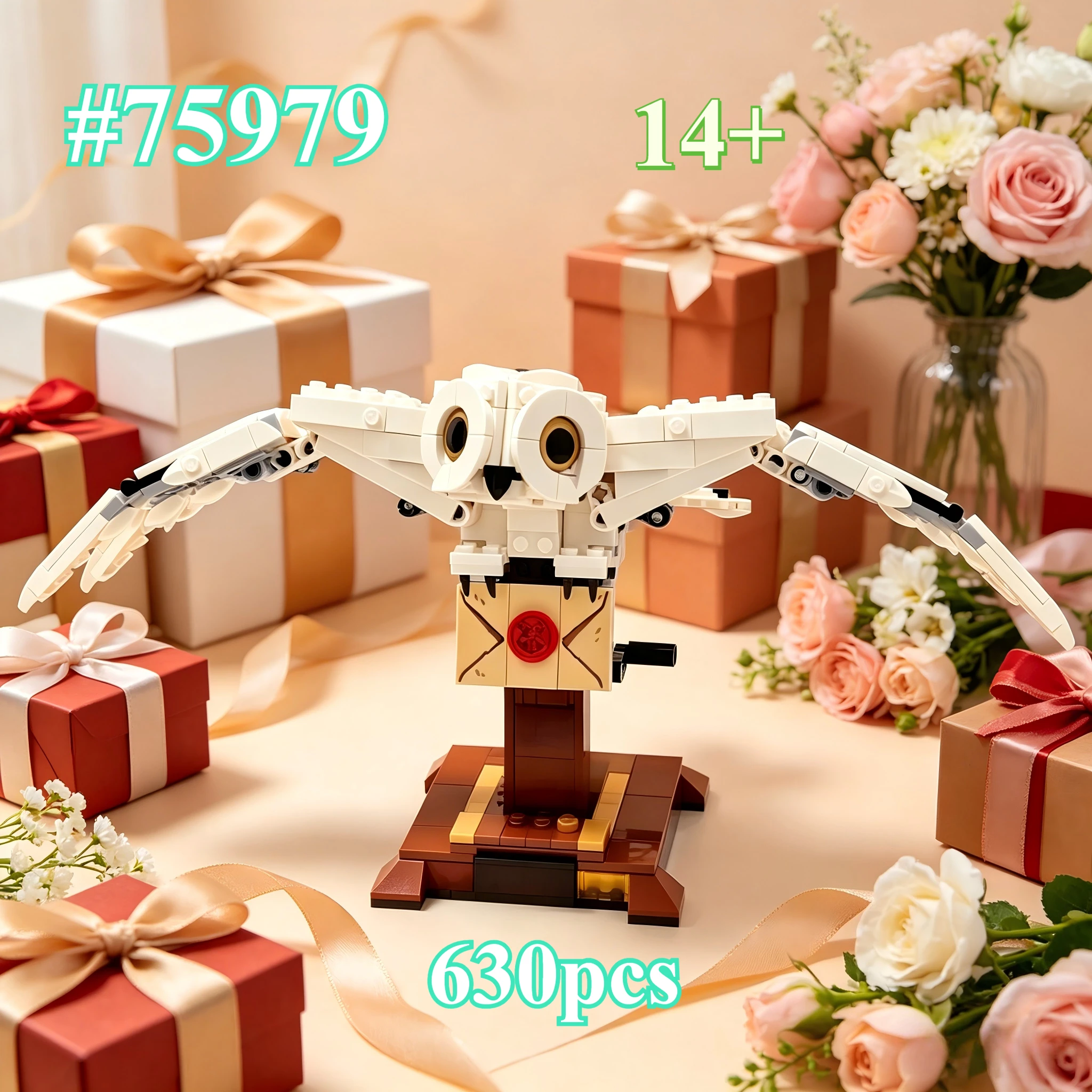 

Funny Little Owl Model 75979 Building Blocks Sets Suitable for Birthday Gifts Compatible with Legoed Particles,630pcs.