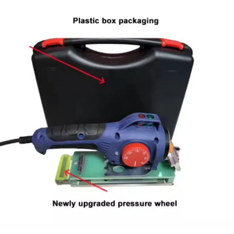 220V Small Woodworking Edge Banding Machine Adjustable Temperature Wood PVC Manual Edge Bander For Self-adhesive Edge Banding