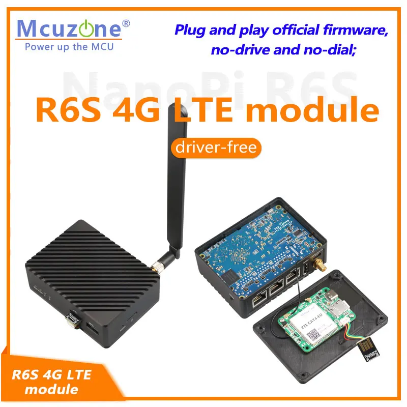 

NanoPi R6S 4G LTE Module driver free CAT4 NL668-EU ZTE CAT4-EU debian Ubuntu friendlywrt qualcomm 4G