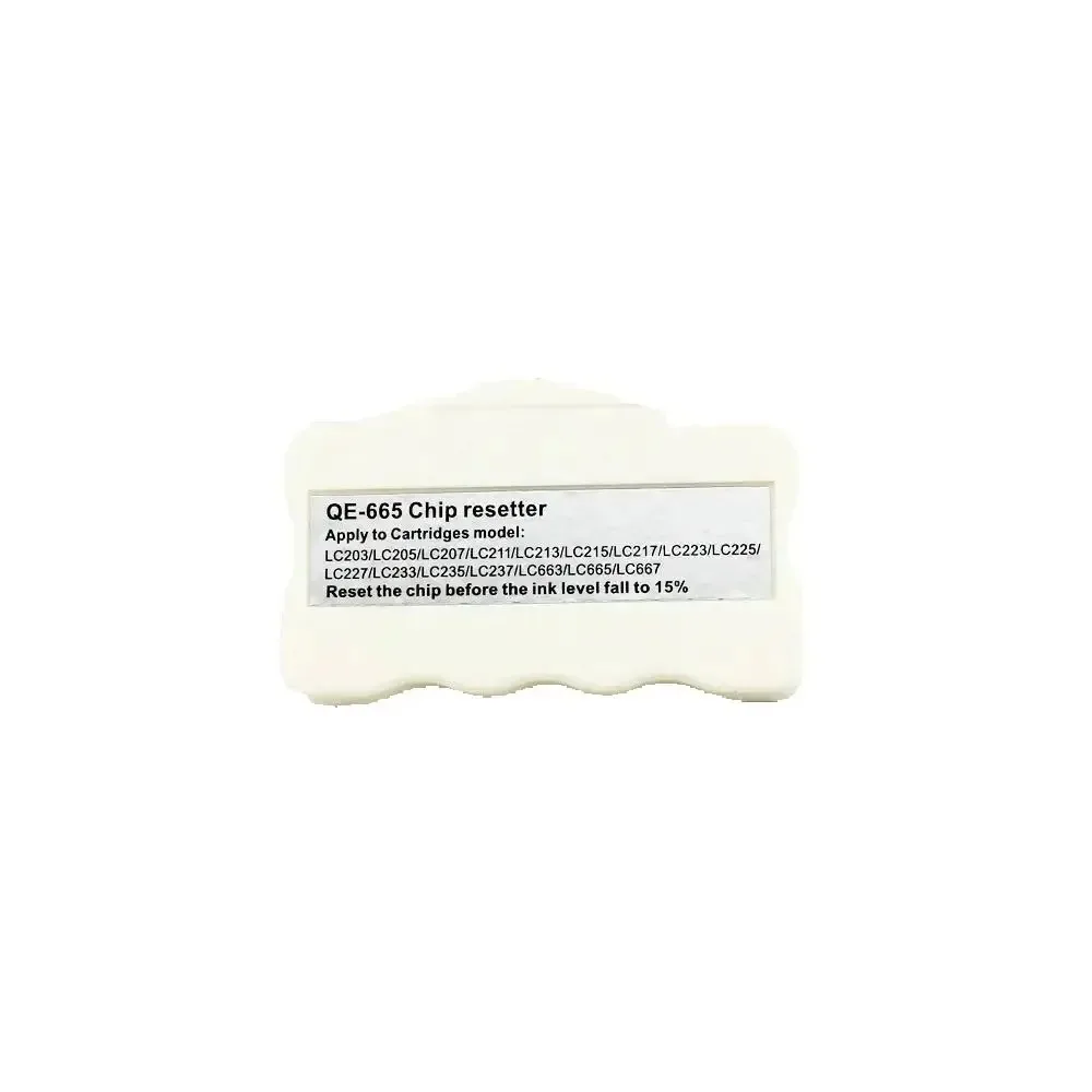 QE-665 Chip Resetter 665 1PC For Brother LC223 LC203 LC205 LC207 LC209  LC225 LC227 LC229 LC233 LC235  LC663 LC665 LC667 LC213