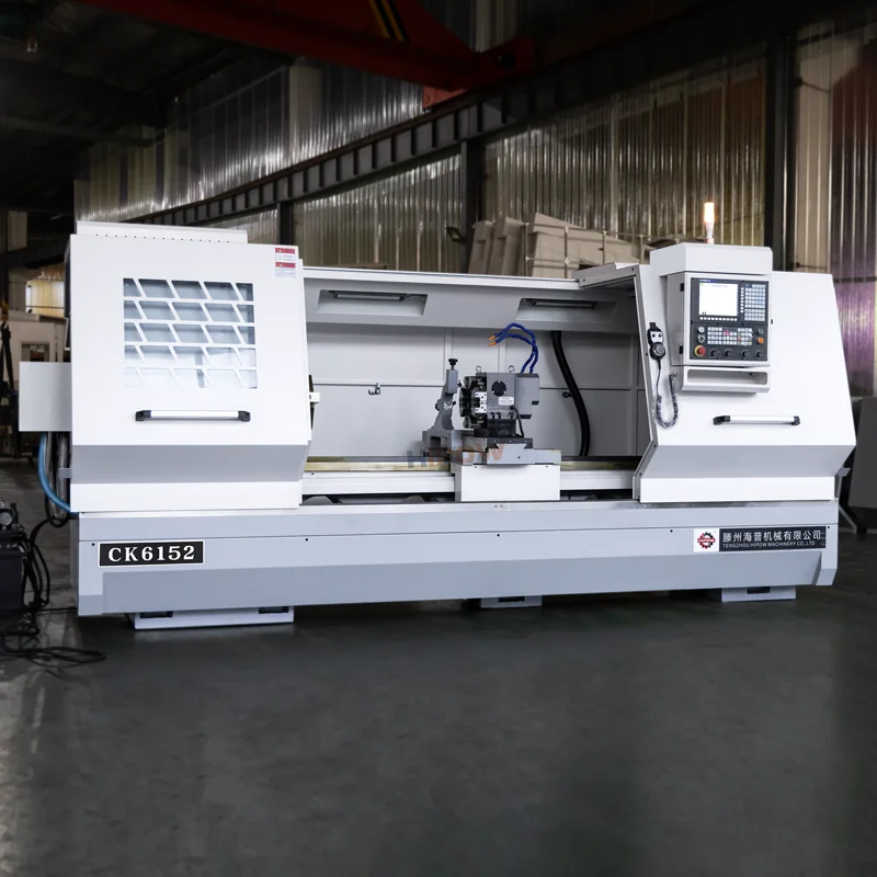 Ck6152 Prijs Fanuc Controller Automatische Flat Bed Cnc Draaibank Hine Te Koop