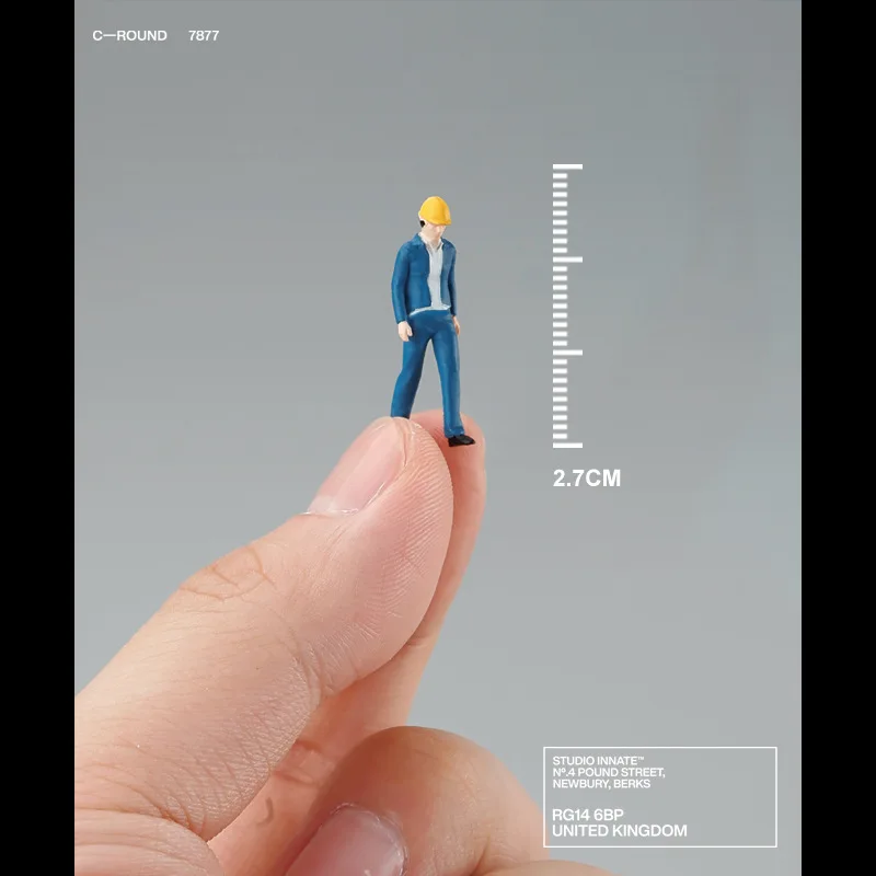 1:64 อะนิเมะWorker Seriesมินิตุ๊กตารูปMiniatureการถ่ายภาพPropsฉากDIYตารางทรายภูมิทัศน์เครื่องประดับของขวัญ