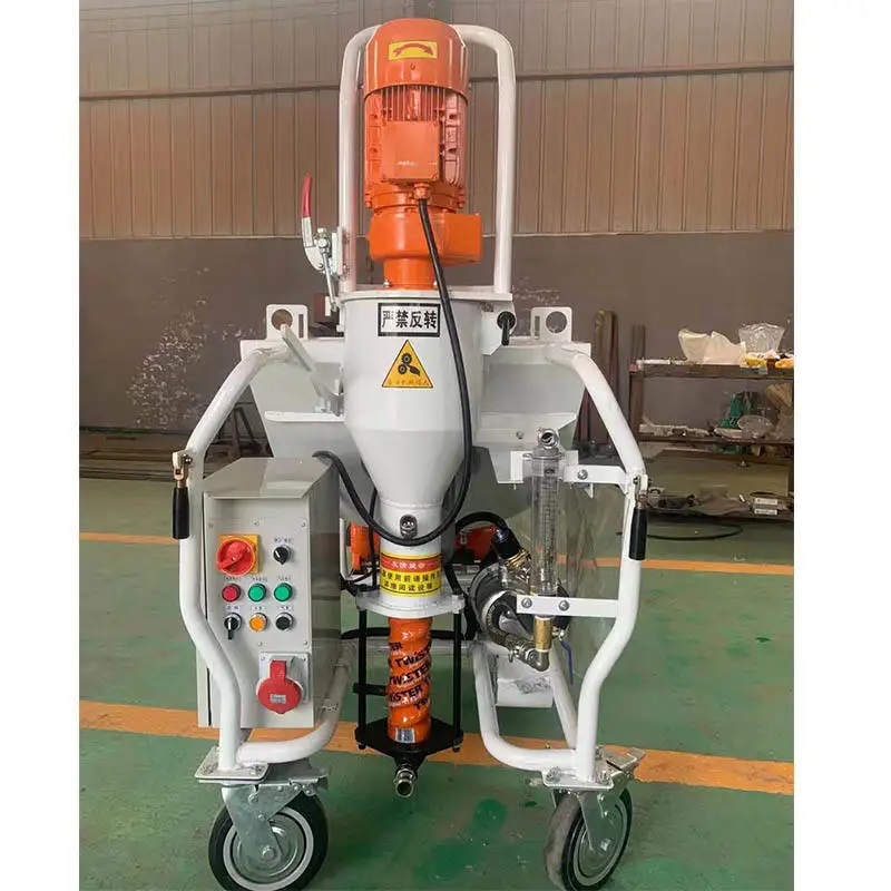 Automatic plaster machine, wall plaster machine, mortar spraying machine