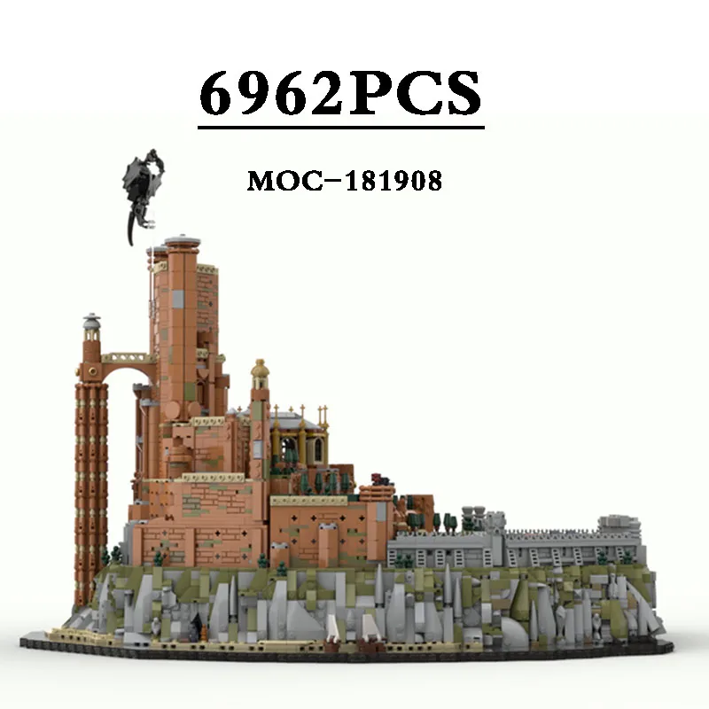 Red Fort MOC-181908 Classic Movie Architecture Model Building Block Toy Model 6962PCS Kids Birthday Gift Christmas Toy Boy Gift