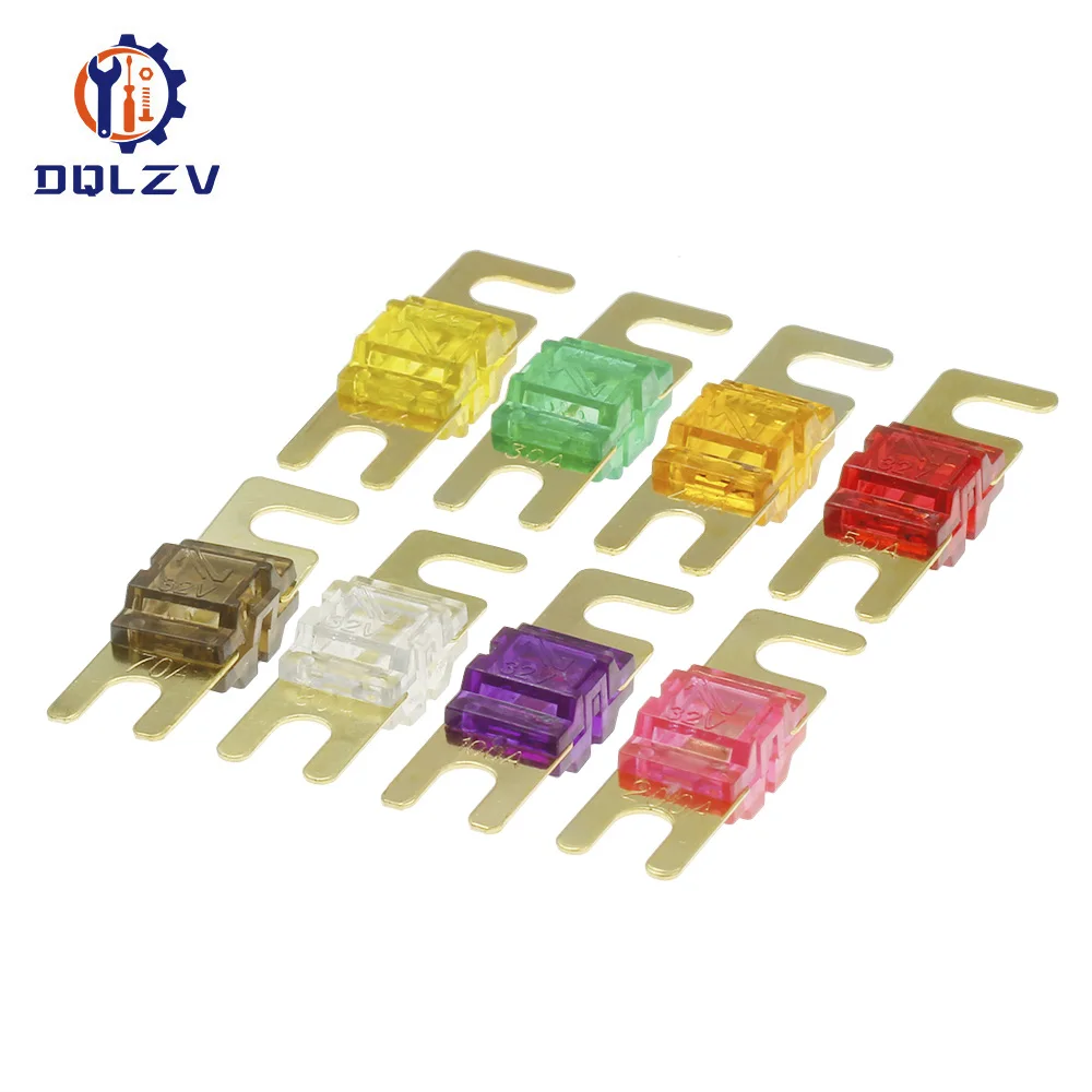 Mini ANL Auto Fuse Electric AFS 30A 40A 50A 60A 70A 80A 100A 125A 150A 5V 12V 24V 32V Fast Blow Blo Cutoff Car Fusee