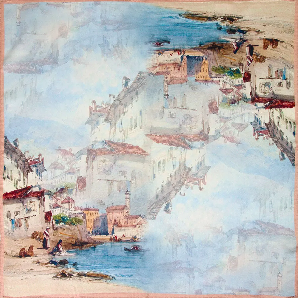 

53 см 100% натуральный шелк, шарфы на шею, женские пляжные принты, мужской квадратный топ, роскошный зимний шарф для мужчин, шейный платок, подарки для детей