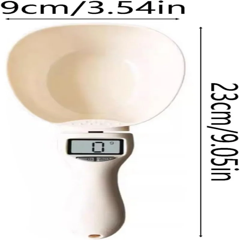 베이킹 및 요리용 주방 저울 스푼, 애완동물 사료 스쿱, 액체 및 고체 홀더, 정확한 가정용 주방용품