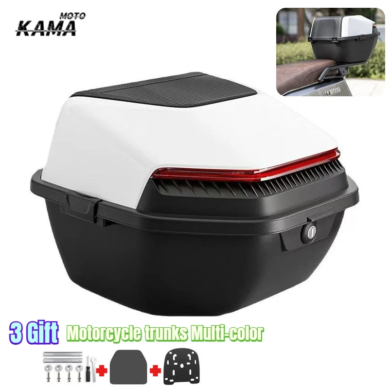 

ГОРЯЧИЙ багажник электромобиля, подходит для большого скутера, ящик для хранения мотоцикла, сильная стойкость, устойчивость к падению, двойной Waterp