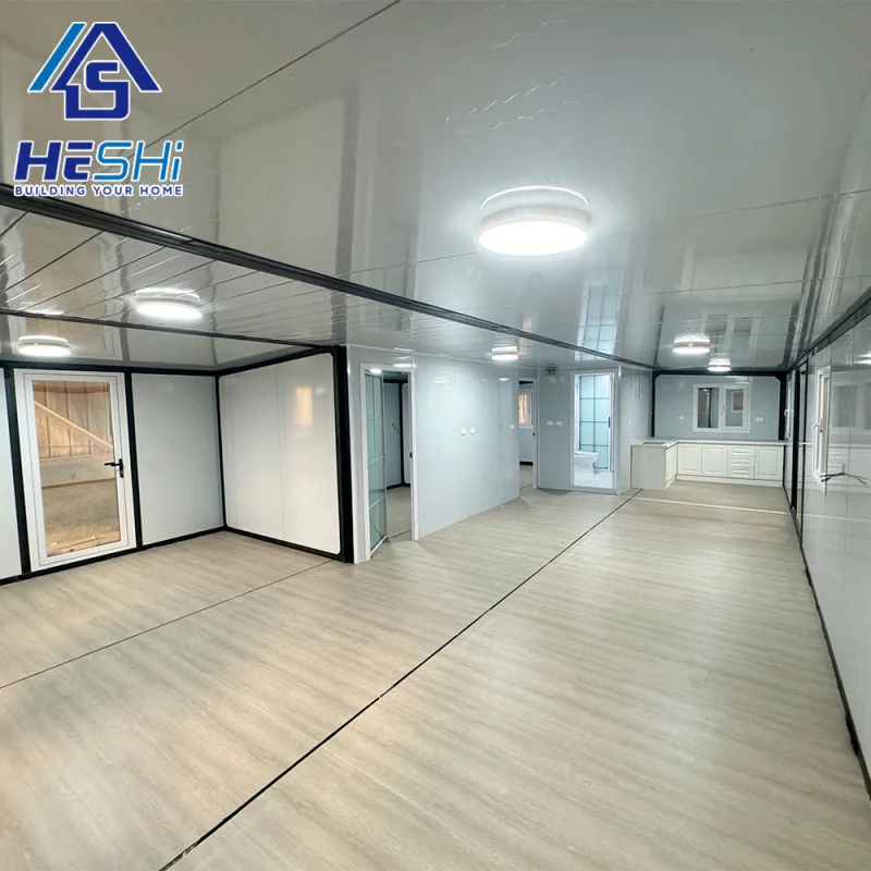 Custom.40Ft 20Ft فاخر جاهز 2 3 4 5 غرف نوم جاهزة قابلة للطي وقابلة للتوسيع حاوية منزل محمول صغير هوم