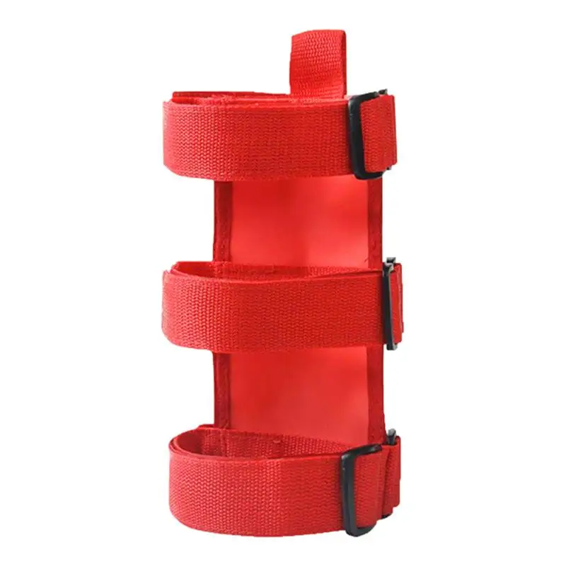 

Fire Extinguisher Holder Roll Bar Adjustable Strap Brackets Multifunctional Mount Bracket For Less Than 3.3 Lbs Extinguisher For