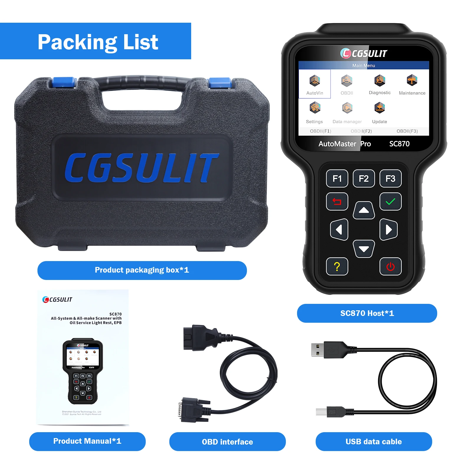 Auto Vehicle ECU Tester Car Diagnostic Machine Truck Diagnostic Tool Autel