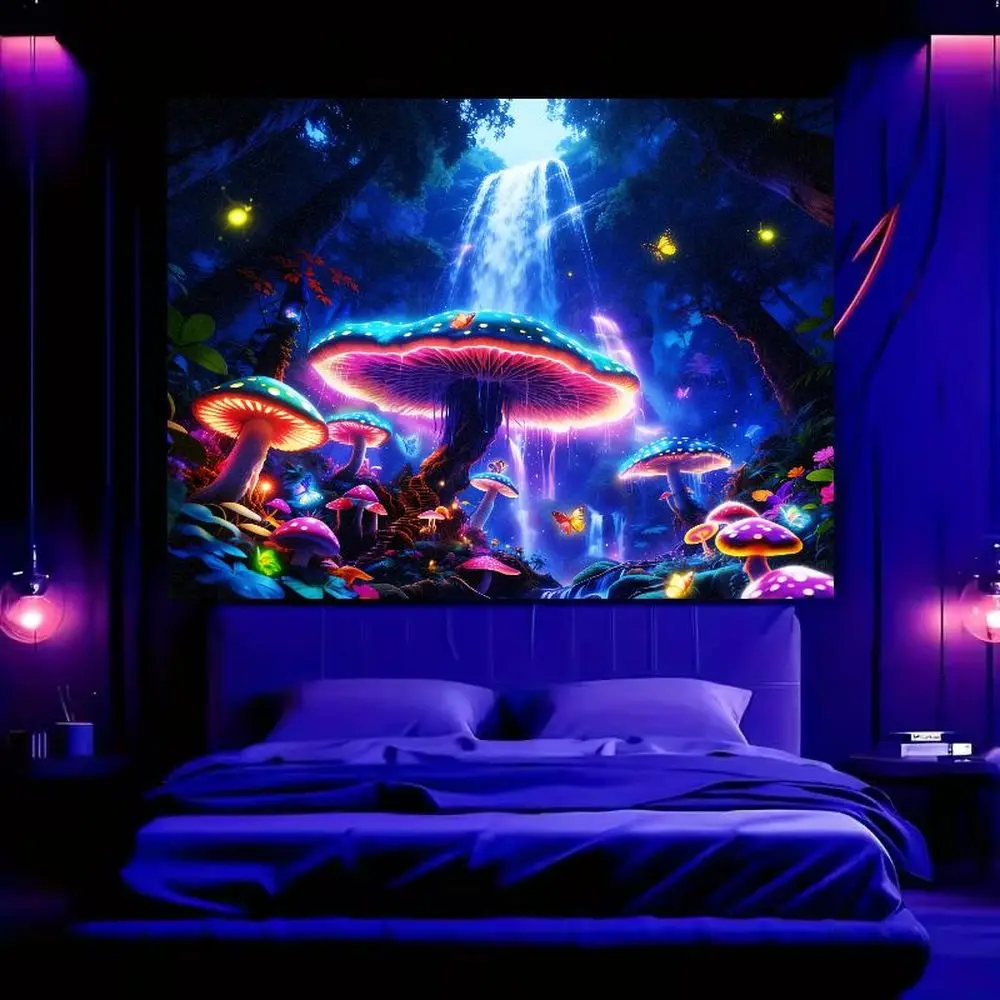 VIKAMA Sea Turtle Ocean Tapestry - Colorful Clownfish Coral Reef Wall Hanging for Bedroom Dorm Beach Decor