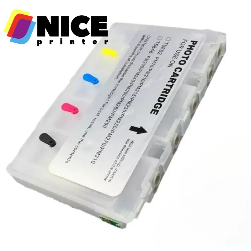 

T5852 T5846 Refill Ink Cartridge with One Time Chip for Epson PM70 PM210 PM215 PM235 PM250 PM270 PM310 PM200