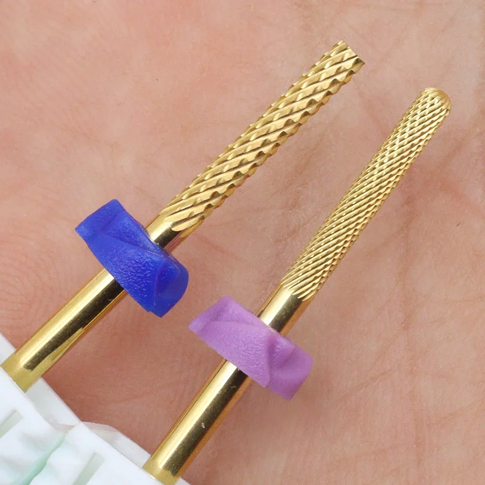 Professionelle Hartmetall-Nagelbohrer, elektrische Nagelfeilenspitzen zum Entfernen abgestorbener Nagel, langlebige Maniküre-Werkzeuge