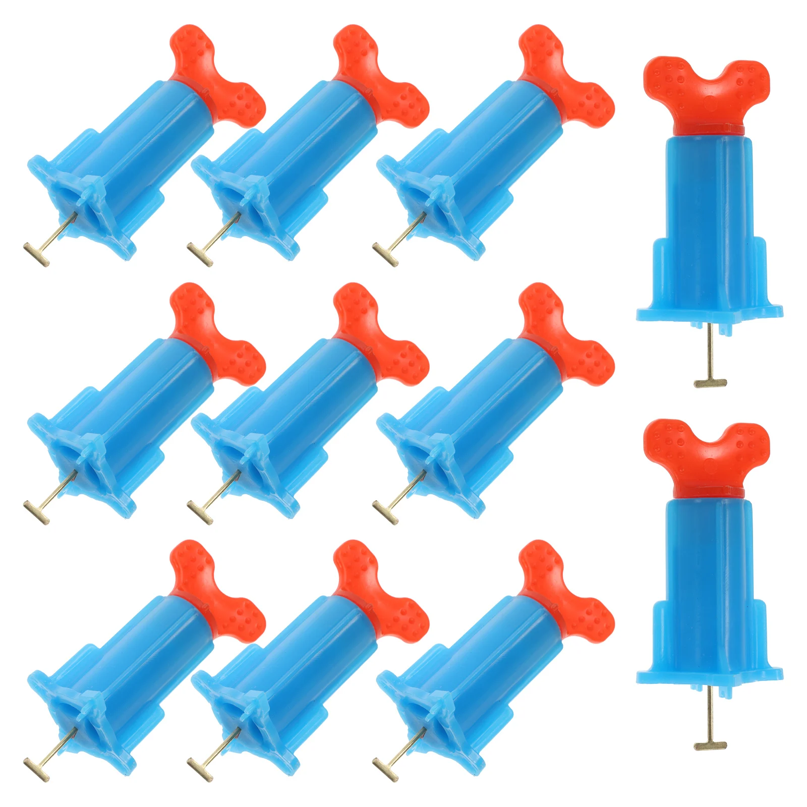 

20 Pcs Tile Leveler Locator Ceramic Spacers Blue Tensioner System Wall Floor Tools Precision Positioning Cross Design