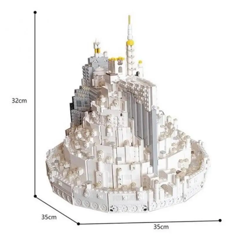 تخصيص 3498 أجزاء الإبداعية عرض الشارع المدينة البيضاء تاج محل البديل بناء اللبنات كتل أطقم منمذجة اللعب الهدايا