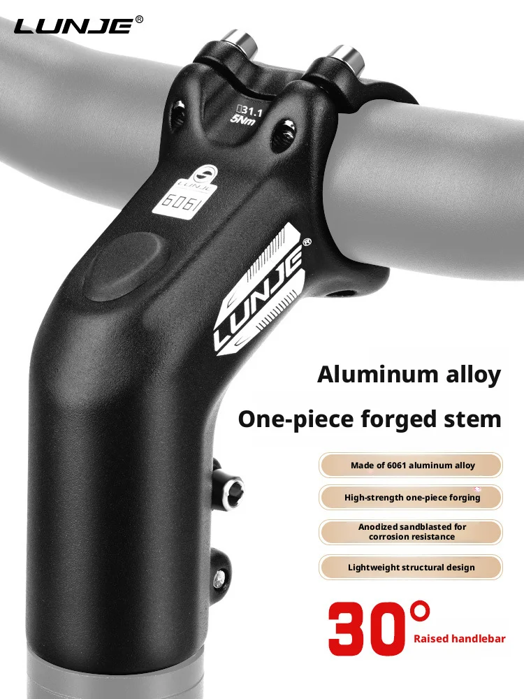 

Mountain Bike Bicycle Lifting Accessories Angle Riser 31.8 Height Increaser Faucet Handlebar Adjustable Stem Easy Install