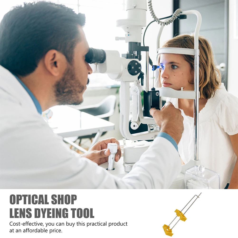 

3pcs Lens Dyeing Tool Eyeglass Shop Accessories Frame Tinting Holder Plastic Rack Tools Supplies Glasses Durability Excellent