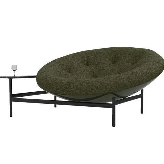 Italian minimalist fashion leisure chair, fully furnished designer sun sofa chair, light luxury art furniture