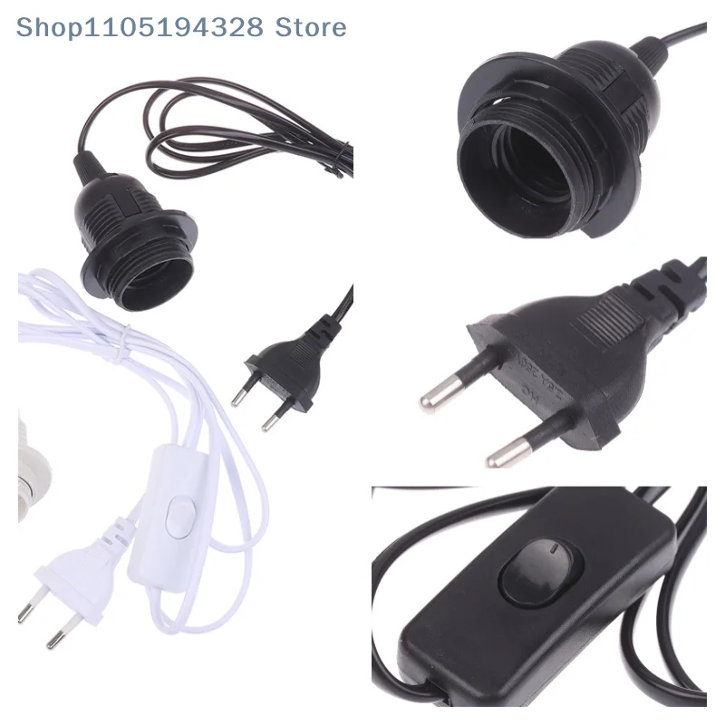 

[YA]E27 220V EU Plug Lamp Base Holder With 1.8M ON/OFF Power Cord Hanging Pendant LED Light Fixture Lamp Bulbs Socket Adapters