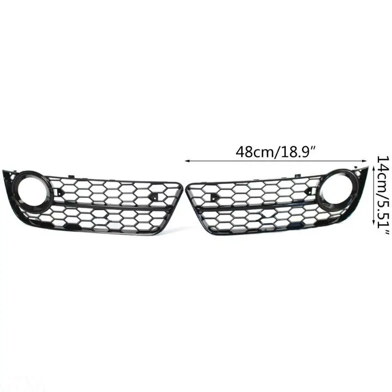 G7NA 1 Paar Frontstoßstangengrill für COUPE/SPORTBACK 2008-2011 CABRIOLET 10-11 Nebelscheinwerfer – Detail 6