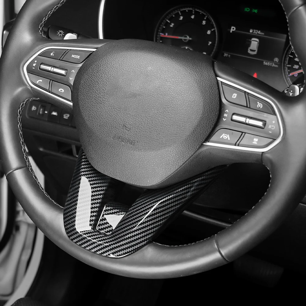 For Hyundai Palisade 2020-2022 Steering Wheel Upper Cover Trim Car Tuning Interior Accessories LHD/RHD