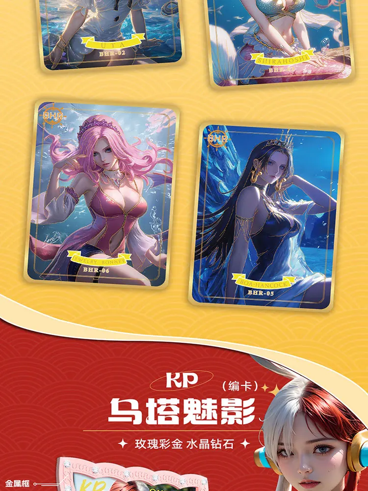 2024, новейшая коллекционная карточка Haibao One Piece, коллекция аниме Yamato Robin Boa Nami Booster Box Doujin CCG TCG, подарок для хобби