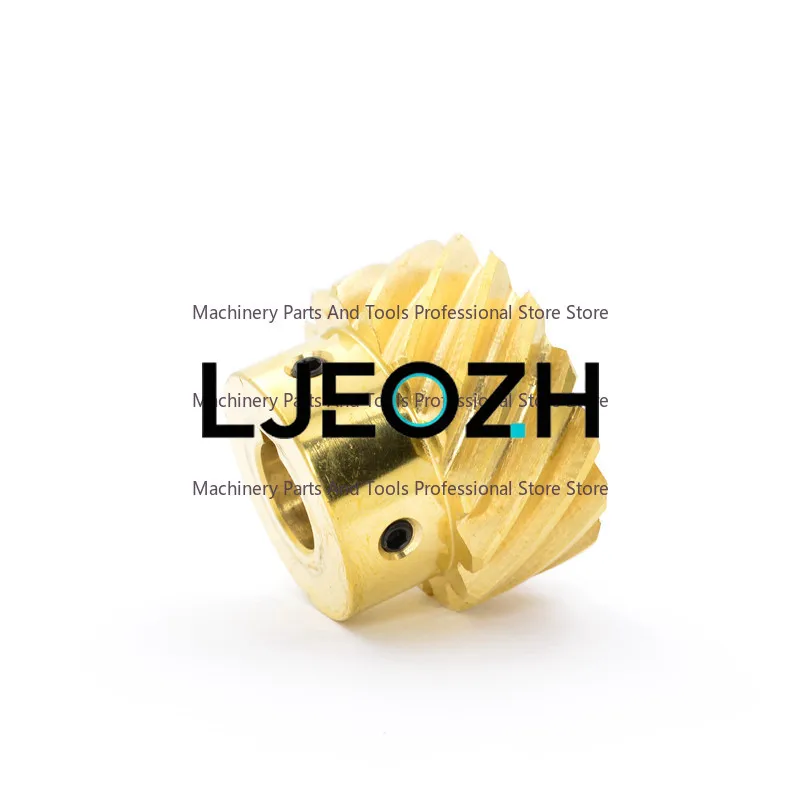 Brass Staggered Shaft Helical Gear 10 /13 /15 Teeth 45 Degree Helical Gear 1 Mold/1.5 Mold, Left-handed