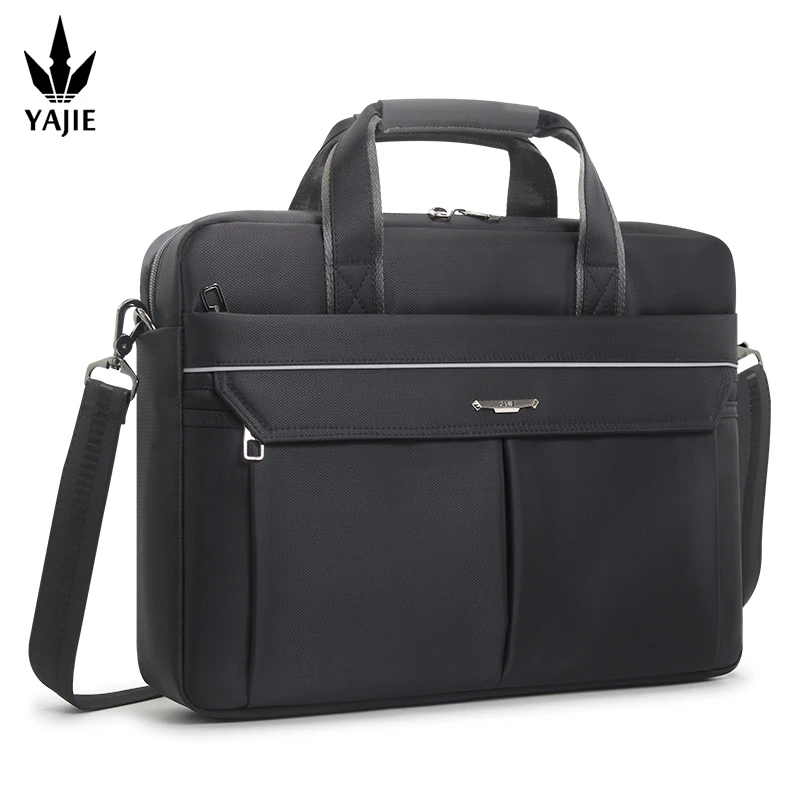 Large Briefcases For Men Canvas Tote Bag 15.6 Inch Laptop Case Waterproof Work Bags Business Mens Shoulder Bag Office Messenger