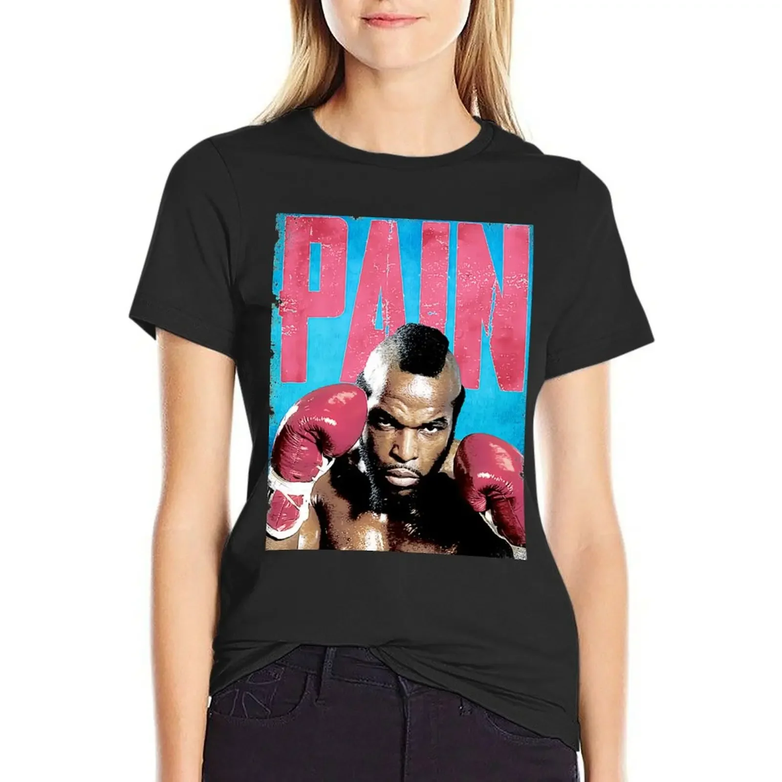 

Lang Pain Essentia T-shirt animal print shirt for girls hippie clothes summer clothes Womens clothing