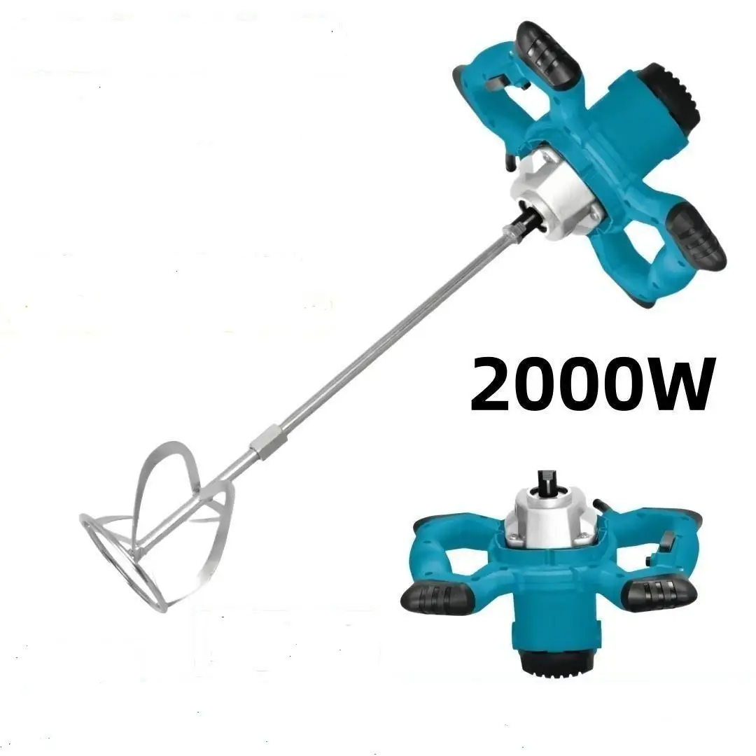 Industrial Handheld Electric 220V Brushless Lithium Battery Putty Mixer for Concrete Mortar Cement Paste Plastering DASH DSP-4
