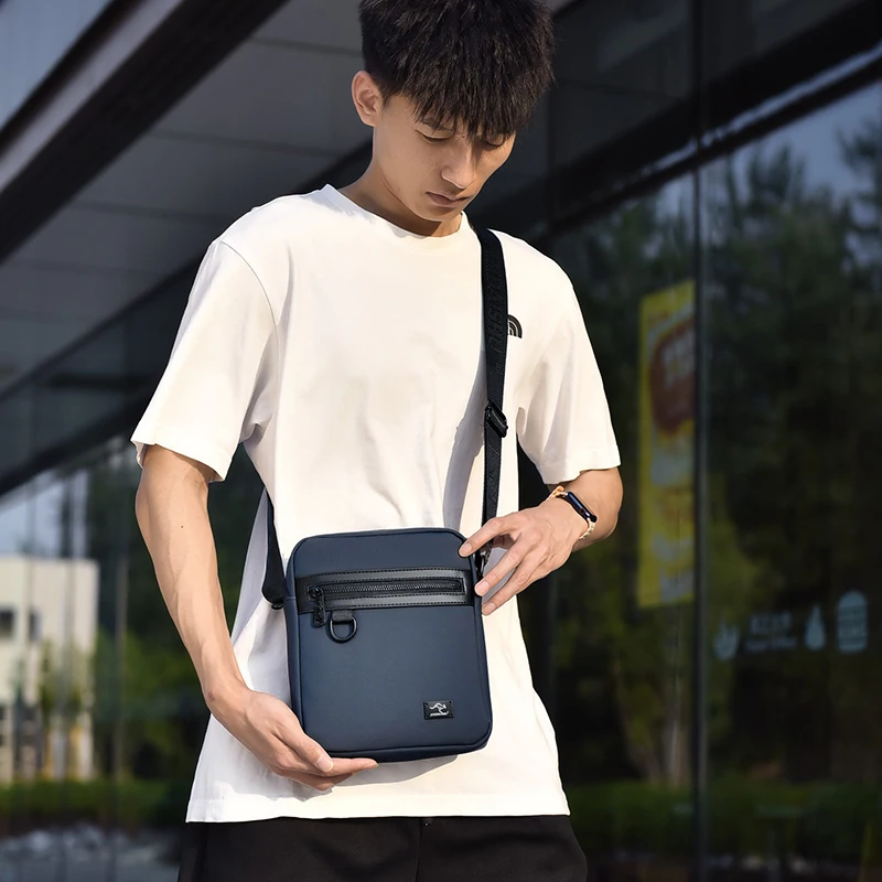 Fashion Casual Men's Handbag Shoulder Bag High Quality Nylon Fabric Man Messenger Bag Stylish Elegant Style Design Men's Bag sac