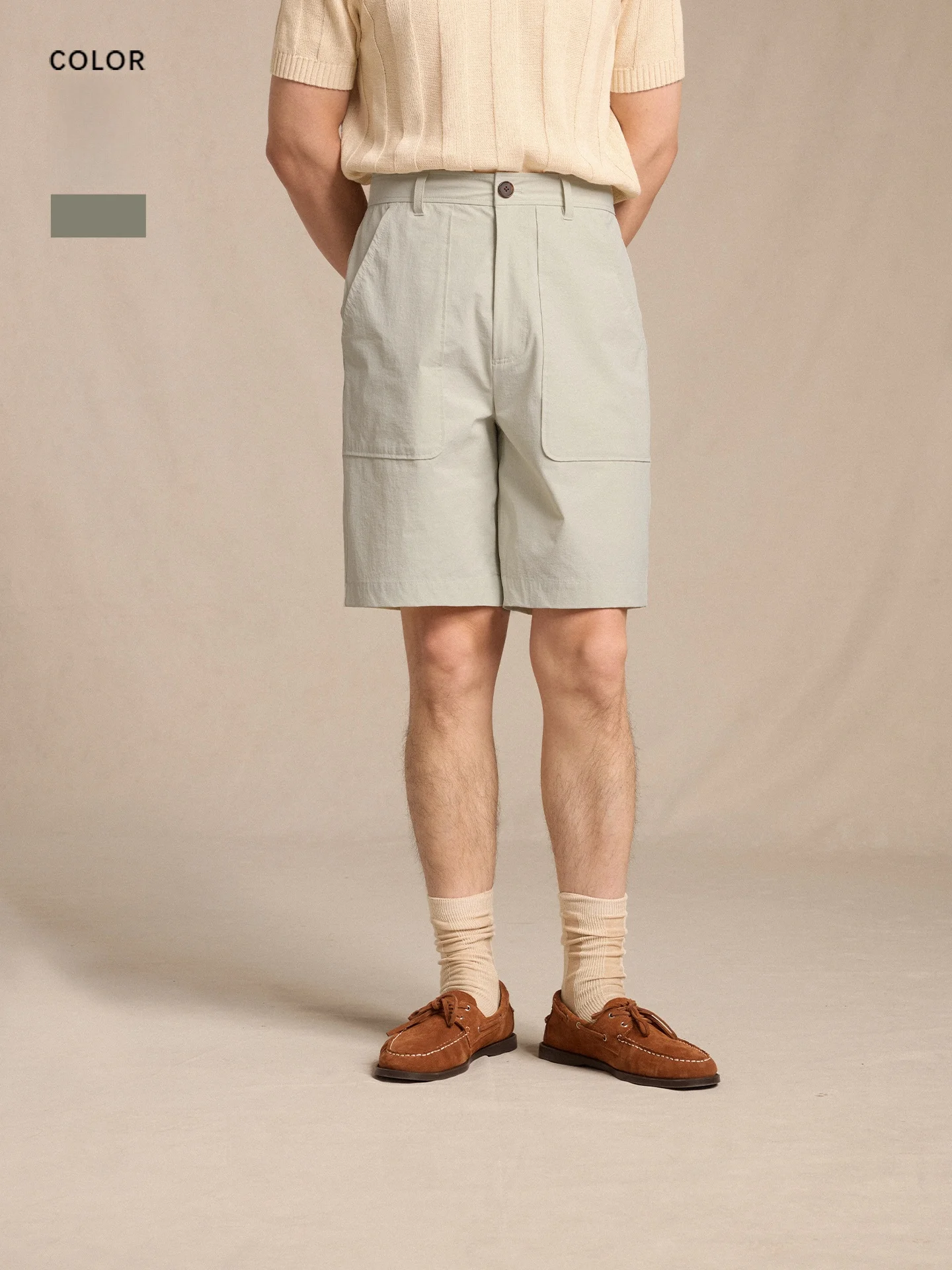 

Cultum Men's Outdoor Casual Lightweight Breathable Cool Feeling orts No Crease Ultra Elastic orts for Ci Commuting