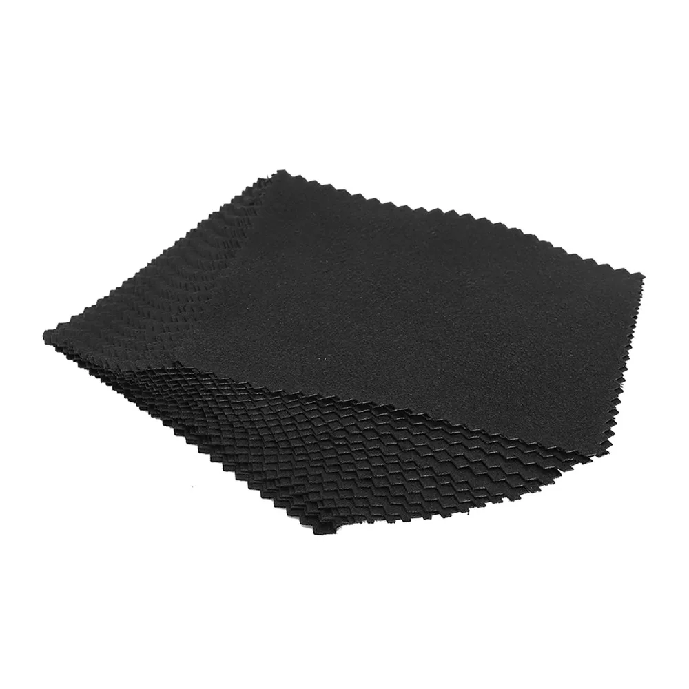 20pcs Reusable Double Sided Watch Cleaning Cloth Microfiber Pocket-Sized Watch Cleaner Tool Double Sided Cloth Lenses Cleaning