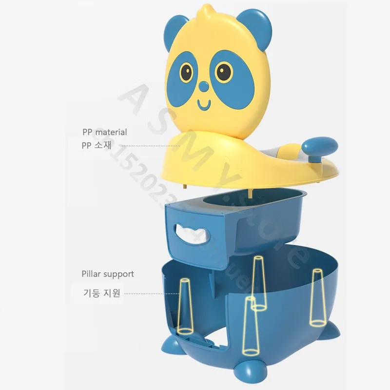 قعادة أطفال لعمر 1-7 سنوات/مقعد أطفال على شكل لطيف سهل التنظيف قعادة أطفال/مقعد مدرب آمن للأولاد والبنات #4