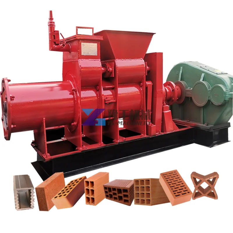 YG Automatic Vacuum Bricks Extruder Soil Mud Ceramic Earth Red Price Solid Tile Hollow Clay Block Brick Making Machine for Sale