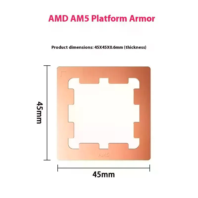 1 pz AM5 Paste Termiche Guard Contatti Telaio Per 7950X 7900X 7700X 7600X AM5 CPU Pad di Raffreddamento