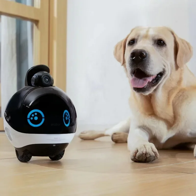 Smart dog AI wireless security camera self-charging mobile pet significant other robot cat