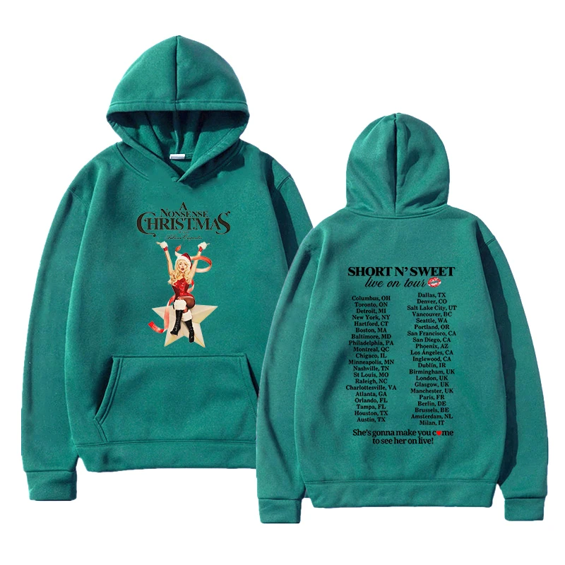 Sabrina Carpenter Short N' Sweet Hoodie Dames/Mannen Good Graces Taste Hoodies Unisex Sharpest Tool Bed Chem Truien Sweatshirts