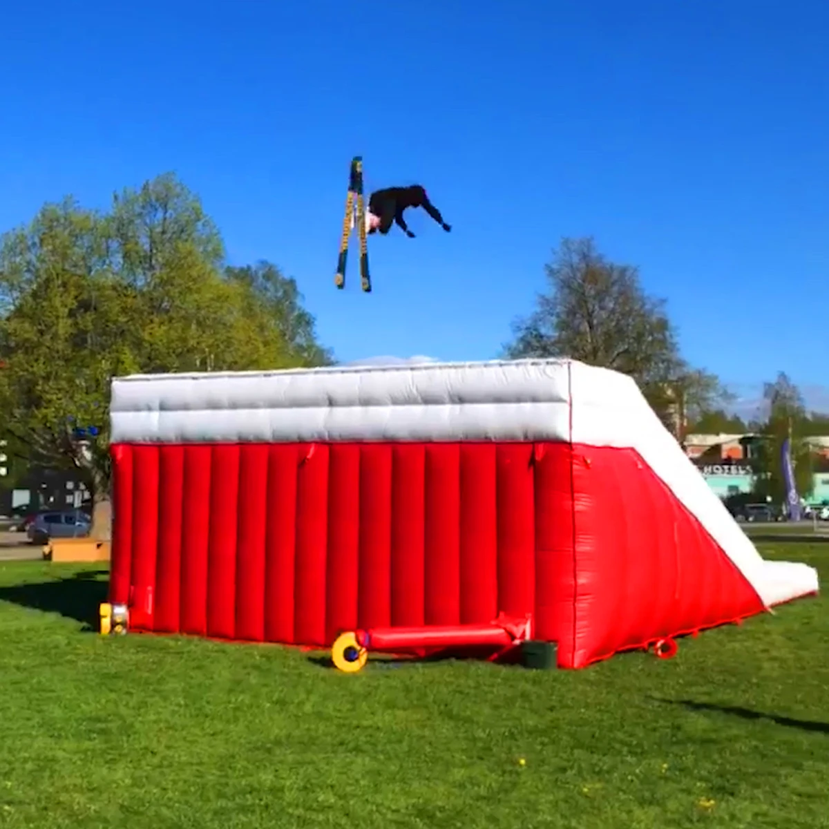 Airbag Freestyle de haute qualité pour ski snowboard BMX Fmx vtt vélo saut gonflable videur rampe atterrissage airbag
