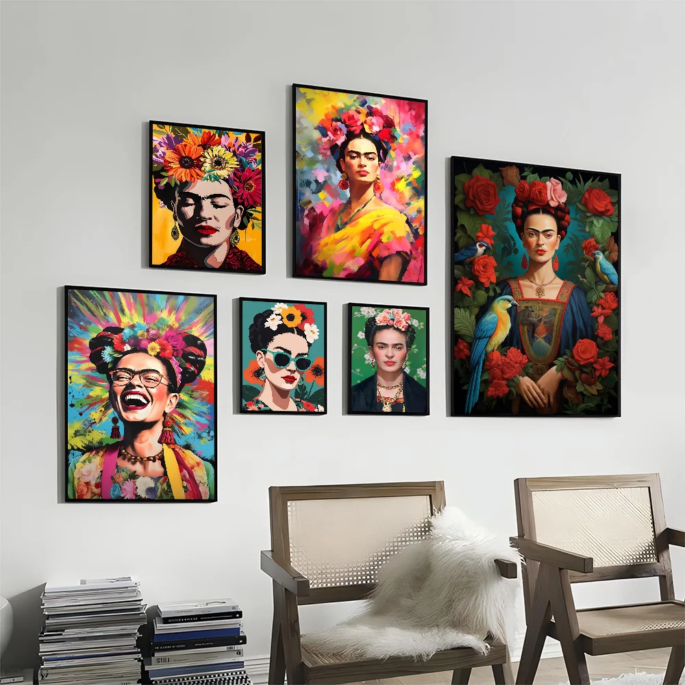 F-frida Painting K-kahlos Classic Vintage Posters HD Quality Wall Art Retro Posters For Home Room Wall Decor