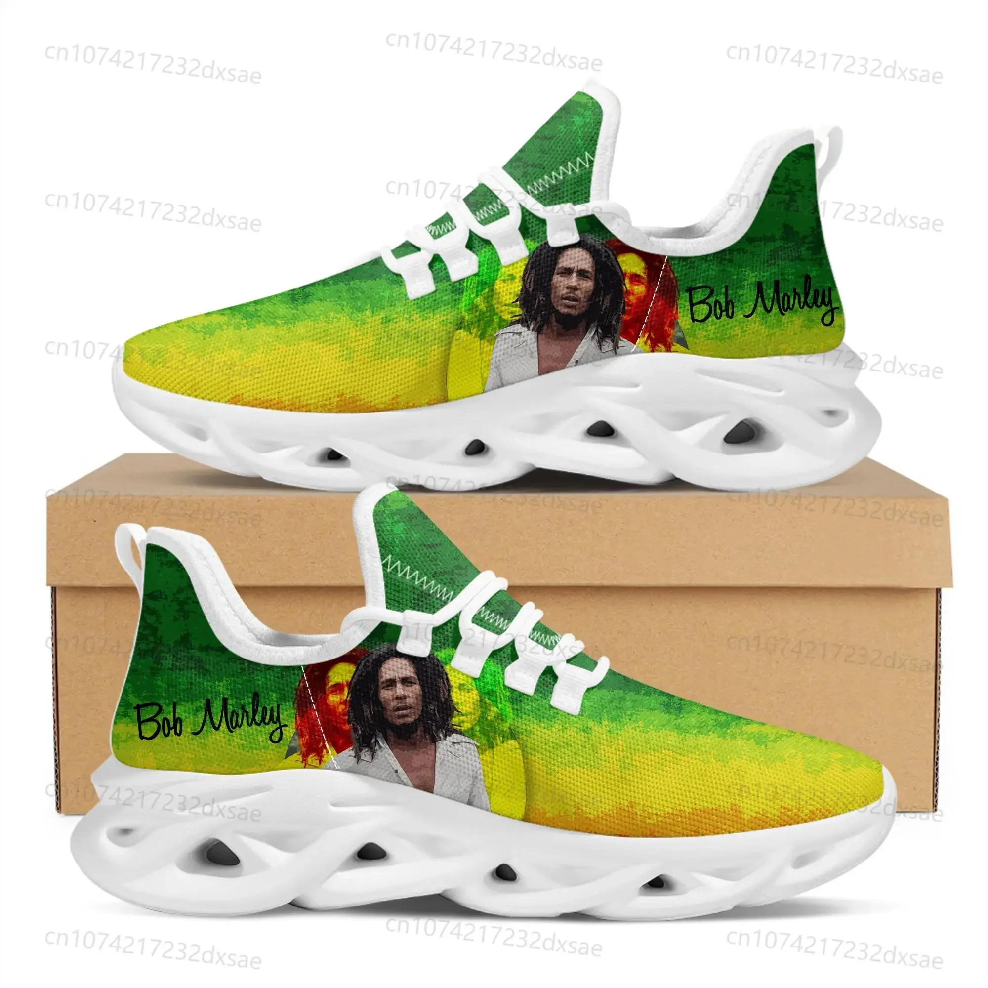 Bob Marley Reggae Rasta Rock Music Sports Shoes Mens Womens Teenager Kids Children Sneakers Custom High Quality Couple Shoes